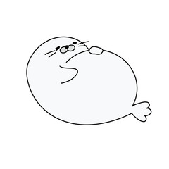 Seal animal illustration