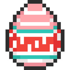 Pixel art easter egg icon 