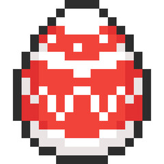 Pixel art easter egg icon 