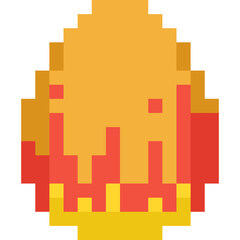 Pixel art easter egg icon 