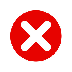 Obraz premium Prohibited sign, stop, be careful, don't be red. Prohibited media action style according to rules. On white background.