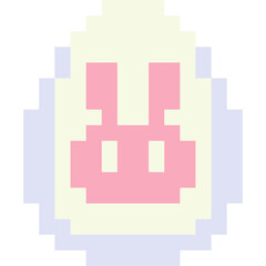 Pixel art easter egg icon 