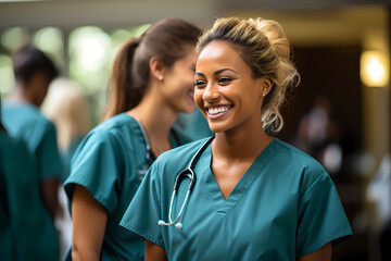 portrait of a smiling doctor