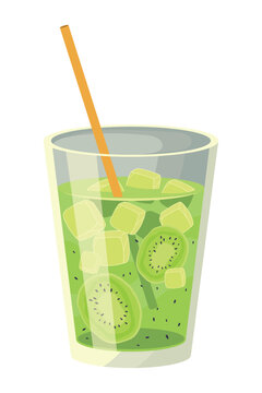 fruit drink of kiwi