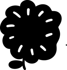 flower icon shape