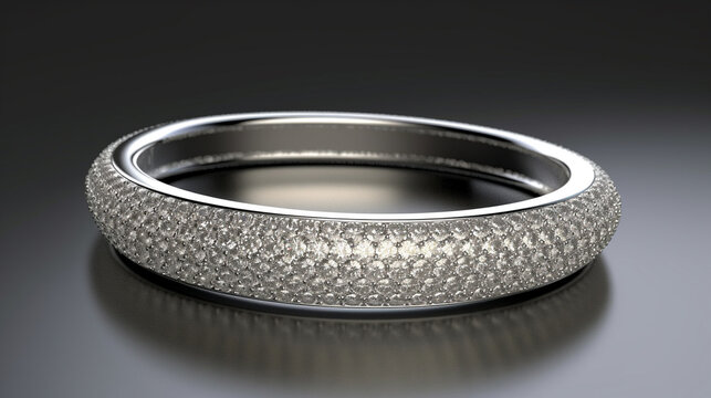 silver ring with diamonds UHD wallpaper Stock Photographic Image
