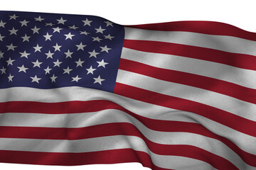 Obraz premium Digital png illustration of flag of united states on transparent background