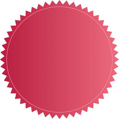 Digital png illustration of red circle with copy space on transparent background