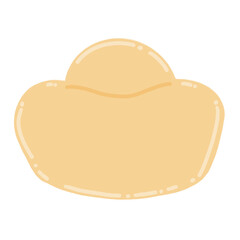 Chinese Gold Ingot Bullion Cartoon illustration