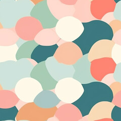 Fototapeta na wymiar A cute and minimal style seamless pattern background and wallpaper