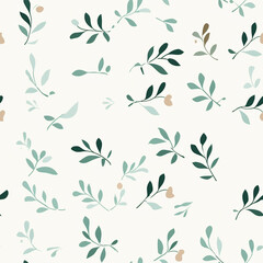 A cute and minimal style seamless pattern background and wallpaper
