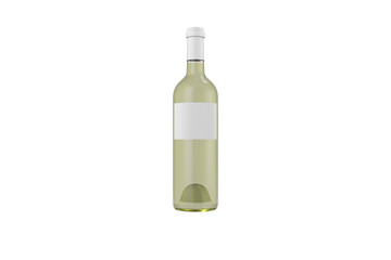 Digital png illustration of white wine glass on transparent background