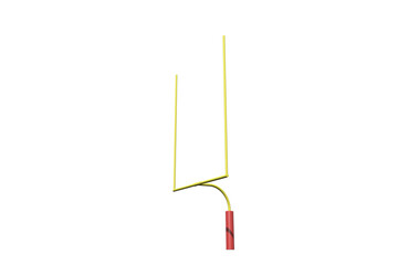 Digital png illustration of field goal on transparent background