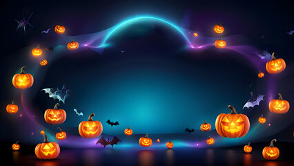 Halloween background with space for text.