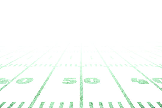 Digital png illustration of markings on american football field on transparent background