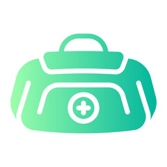 first aid kit Gradient icon