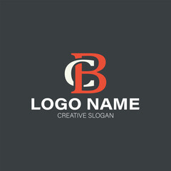 vector design elements for your company logo, letter cb logo. modern logo design, business corporate template. cb monogram logo.