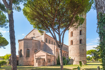 Fototapeta na wymiar The Basilica of Sant'Apollinare in Classe