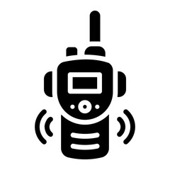 walkie talkie Solid icon