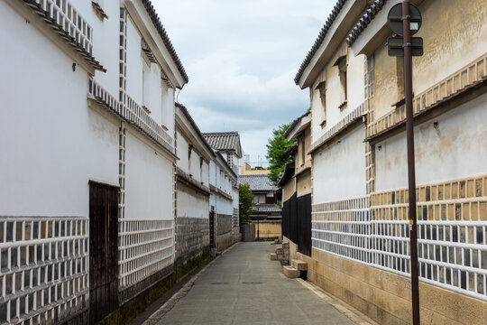 日本の岡山県岡山県倉敷市の古くてとても美しい建物