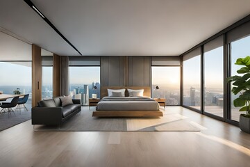 Obraz premium modern living room with sofa