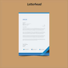 Modern Letterhead Pad Template Design