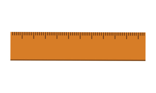 school wooden ruler