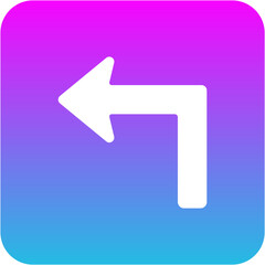 Turn Left Icon