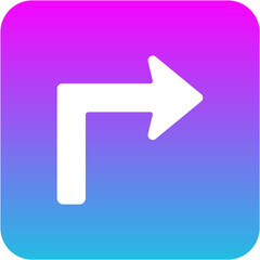 Turn Right Icon