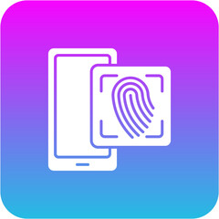 Fingerprint Scan Icon