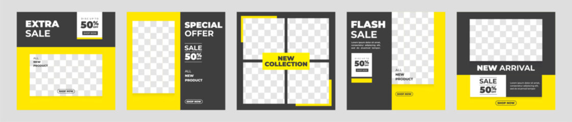 Modern social media post feed. Perfect for social media post , Creative vector social media post template collection. Perfect for social media post , background and web 