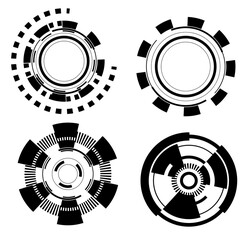 technology circle PNG transparent