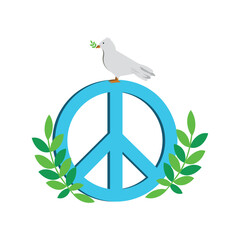 world peace day illustration