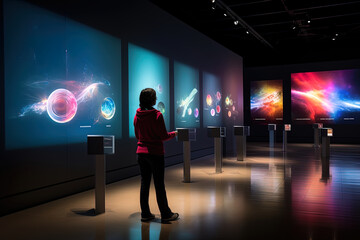 Scene from an exhibition with photographs that encapsulate a spectrum of feelings