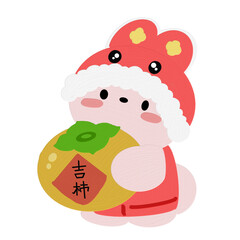 santa claus with christmas ball