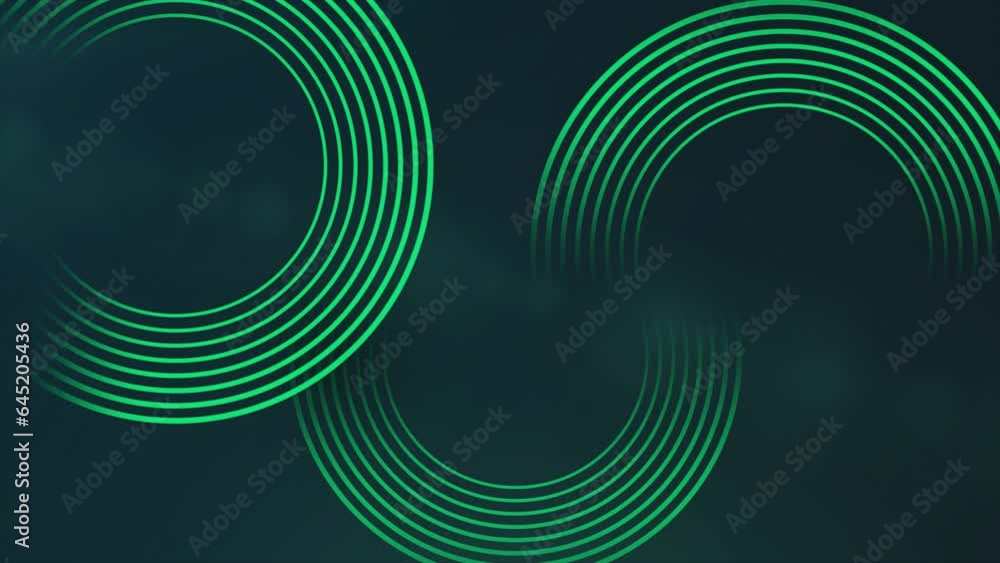 Poster abstract dark blue background with green curve line motion graphics animation 4k.