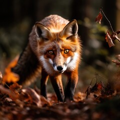 Obraz premium Fox in the forest
