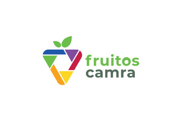 Fruit Food Photography Vector Logo