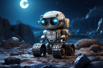 Rover space auto mobil robot generate with Ai.