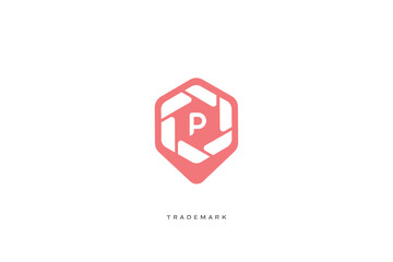 p letter vector trademark brand logo
