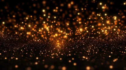 Fototapeta premium Beautiful abstract shiny gold glitter light background.