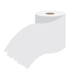 トイレットペーパーのベクターイラスト 