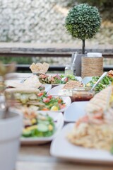 Table with food