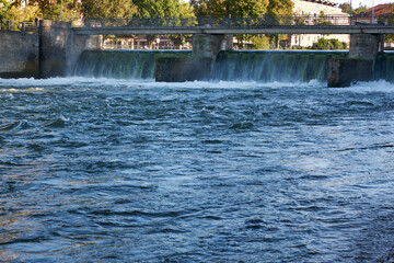 Sausteg der Isar Landshut