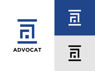 Letter A logo design template elements vector sign.