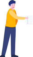 Election Character Illustration