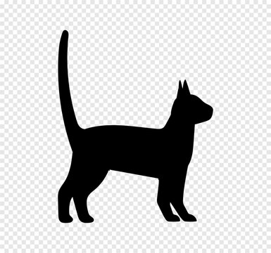 black cat silhouette vor logo