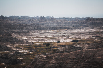 stone view and haze sky