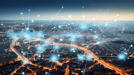 GPS mapping plays a pivotal role in urban planning and development by accurately charting the city's landscape, navigator, map, path, compass, route, satellite. Generated by AI.