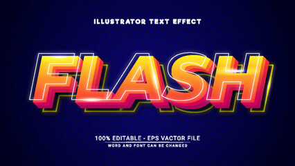 Flash Premium 3D Text Effect - Fire 3D Text Effect